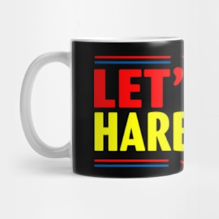 Let's Go Harbaugh American Flag Mug